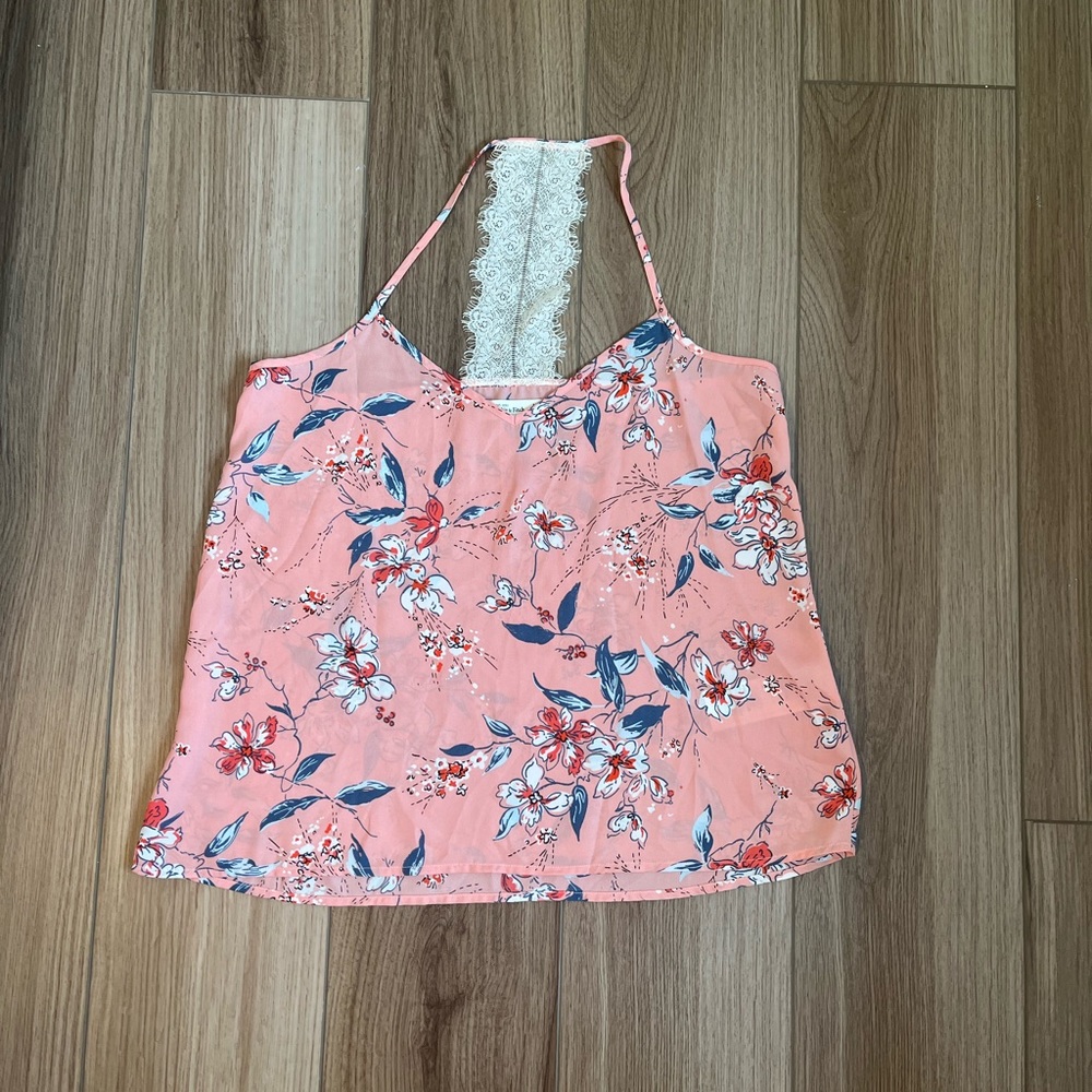 Abercrombie & fitch lace racerback top